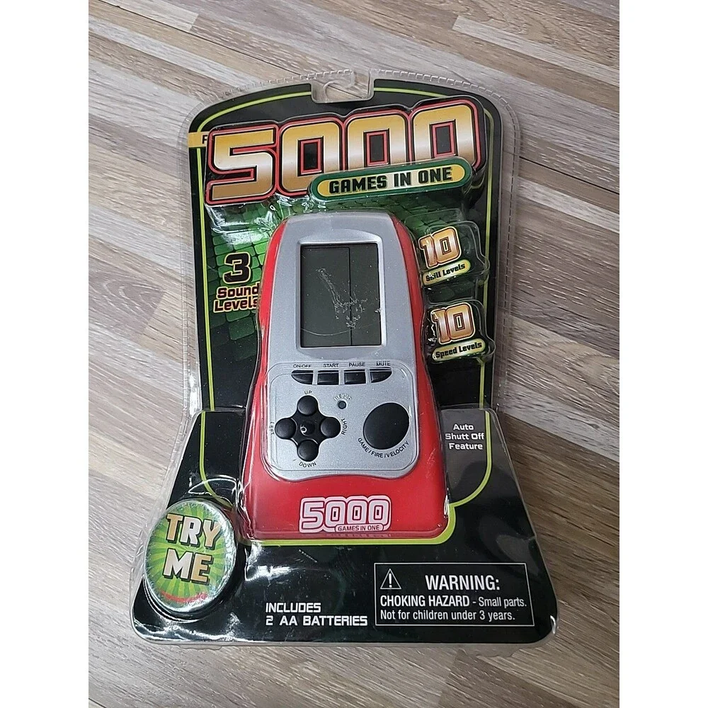 Portable Arcade 5000 Games in‎ One Electronic Handheld Travel Game SEALED New